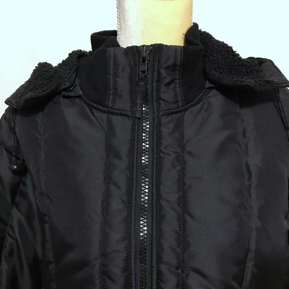 Censured Black Puffer Jacket Women XL - Picture 3 of 14